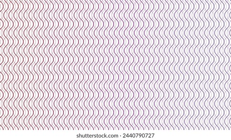 Línea de rayas rojas y púrpuras e imagen abstracta del vector del fondo de la onda para el telón de fondo o el estilo de moda