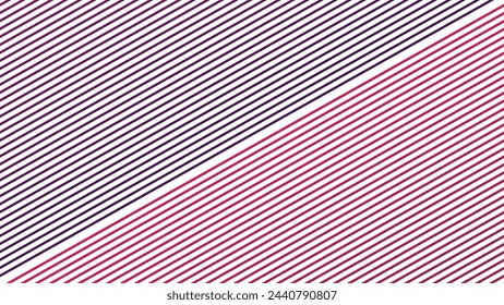 Red and Purple stripes line and wave abstract background vector image for backdrop or fashion style