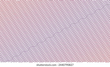 Red and Purple stripes line and wave abstract background vector image for backdrop or fashion style