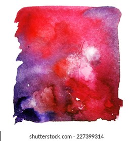 red and purple watercolor vector background