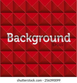 Red Pyramid abstract background