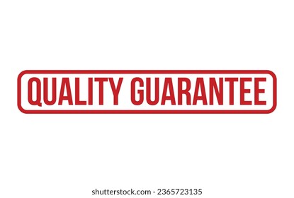 Red Quality Guarantee Rubber Stamp Seal Vector