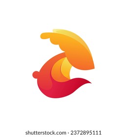 Red Rabbit Logo Vector Design Template