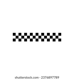 Red Race Strip Vector Illustration