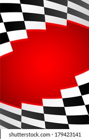 fondo de carreras rojas. eps8