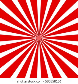 Red Radial Background