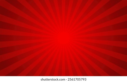 A red radial burst background featuring glowing light and dynamic rays, perfect for bold and striking design projects.
