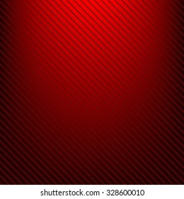 Gradiente radial rojo a negro con líneas eps 10 Vector