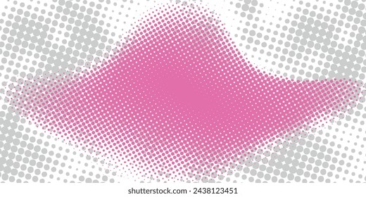 Red radial halftone background. Vector illustration modern.eps10