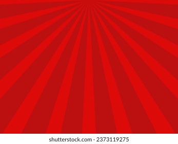 Red radial lines background from above