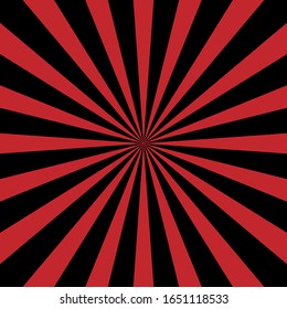 Red radial swirl Background vector
