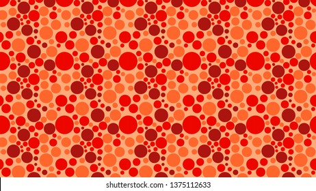 Red Random Scattered Dots Pattern Image