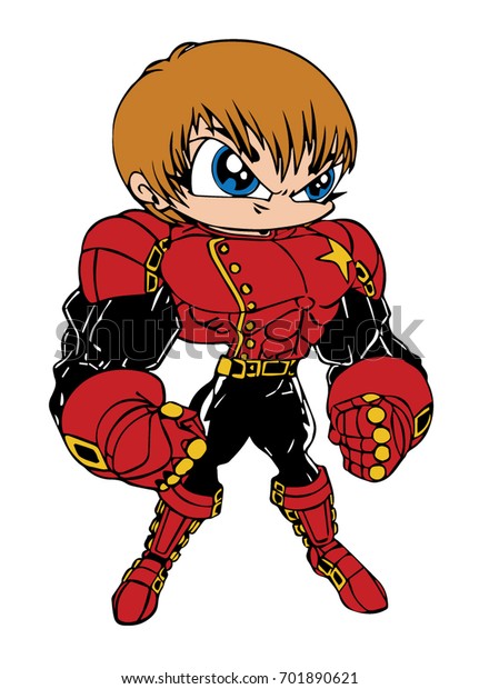 Red Ranger Mascot Stock Vector (Royalty Free) 701890621 | Shutterstock