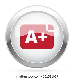 Red Rating icon on chrome web button