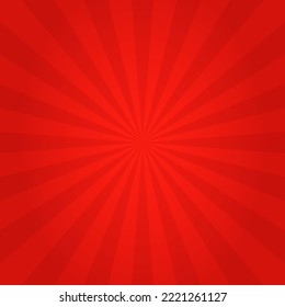 Red rays background abstract pattern vector