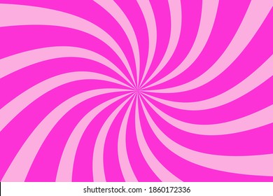 Red rays in the form of a spiral. Vintage background. The effect of sun rays. Stock image.