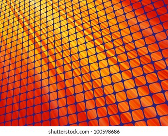 Red rays light 3D mosaic. EPS 8 vector file included