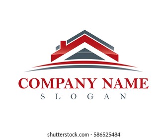 Red real estate logo