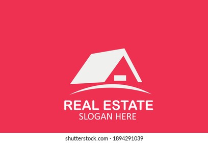 Red Real Estate Logo Design