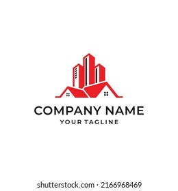 Red Real Estate Logo Design