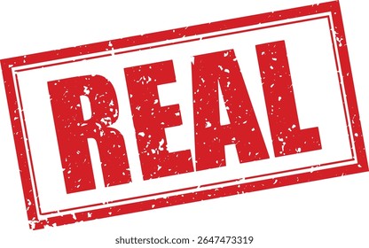 Red Real Rubber Stamp Word Text Written in Grunge Vector in Double Sharp Border, Vintage, Transparent Background