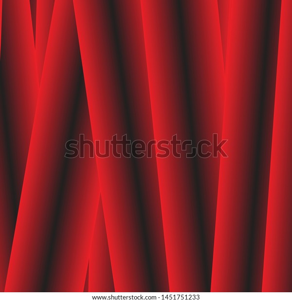 Red Realistic Drapery Curtains Stage Awards Stock Vector Royalty