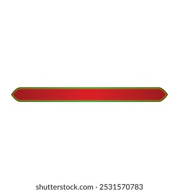Red Realistic Lowerthird Ticker Design