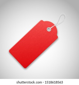 Red Blank Sale Price Tag On Stock Illustration 1031291554 | Shutterstock