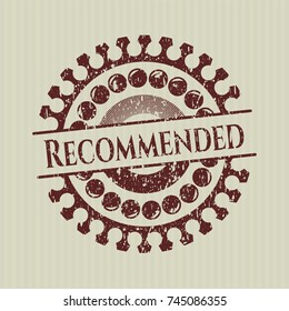 Red Recommended distress rubber seal