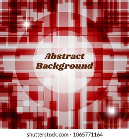 Red rectangle bars obliquely vector, abstract background.