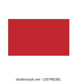 red rectangle basic simple shapes isolated on white background, geometric rectangle icon, 2d shape symbol rectangle, clip art geometric rectangle shape for kids learning