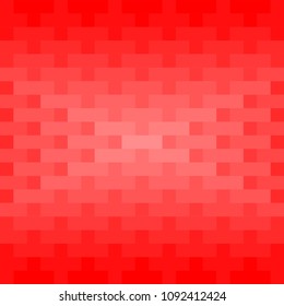 Red rectangle repeating pattern. Brick wall, weave background vector. Abstract geometric designs and shapes.