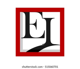 red rectangle typography alphabet typeset typeface logotype font image vector icon