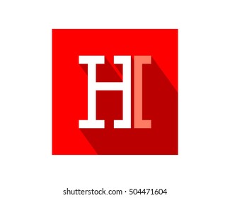 red rectangular typography typeset alphabet font image vector icon