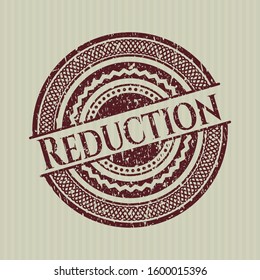 Red Reduction distress rubber seal