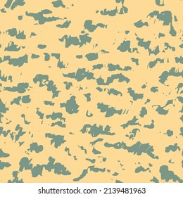 Red Repeated Summer Vector Clouds. Orange Seamless Color Graphic Background. Camouflage Texture Pink Seamless Abstract Graphic Shapes. Magic  Seamless Pattern.