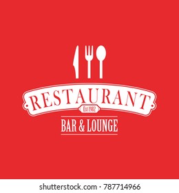 red restaurant logo