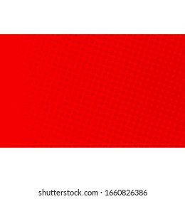 Red retro comic book page background in dots. Halftone effect. Retro style pop art design.