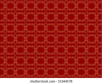 red retro wallpaper