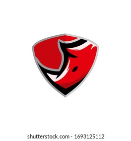 red rhino shield logo inspiration