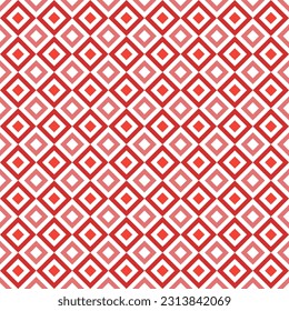 Red rhombus pattern. rhombus vector seamless pattern. seamless pattern. tile background Decorative elements, floor tiles, wall tiles, gift wrapping, decorating paper.