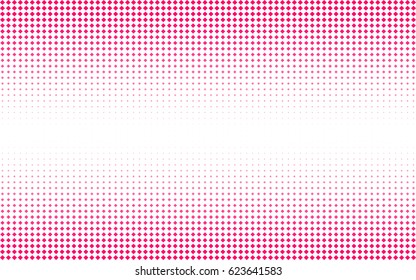 red rhombuses in the ranks. abstract background. halftone effect. vector illustration