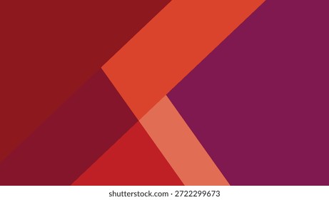 Red ribbon 3d vector illustration design on black or white background with geometric line patterns and blank banner shape for business page decoration backdrop