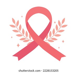 red ribbon AIDS icon isolated