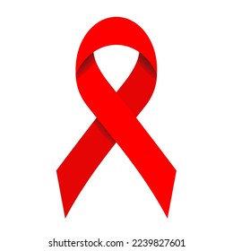 Red Ribbon Awareness Support Erhöhen HIV World Aids Day Profil Bild-Signature Logo Symbol Zeichen Symbol Symbol Symbol Emblem-Vektor EPS PNG Transparent Kein Hintergrund