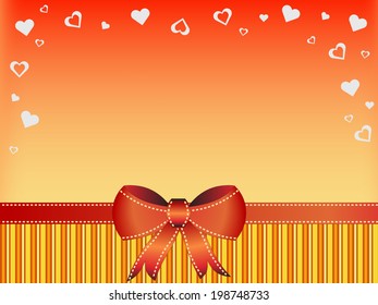 red ribbon background illustration image