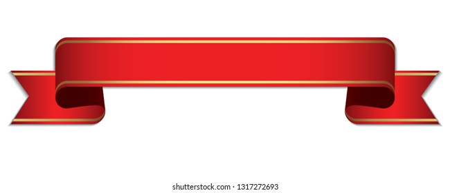 red ribbon banner