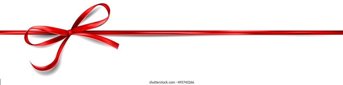 Red Ribbon Bow