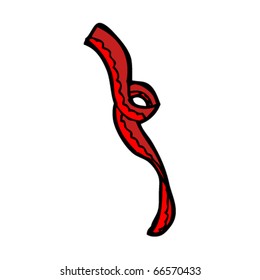 red ribbon cartoon