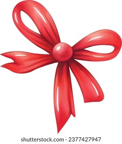 Red ribbon for decorating gifts or accessories.